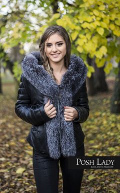 Яке с косъм от лисица
