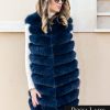 Елек от естествен косъм "Blue Graphite"