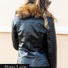 Кожено яке с богата яка "Magic fur"