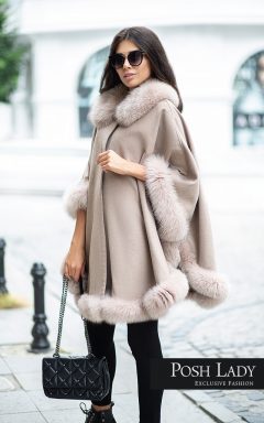 Перелина с естествен косъм "Beige Loose"